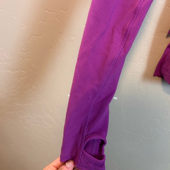 Lululemon vintage purple and gray jacket size 4 - Picture 2 of 8